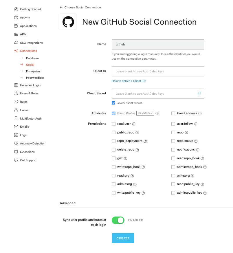 Add GitHub as a social provider