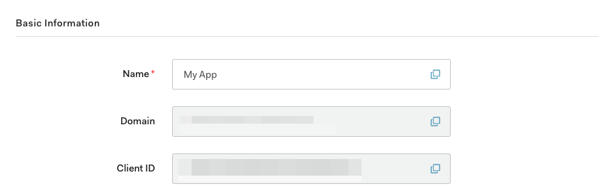 Domain and Client ID